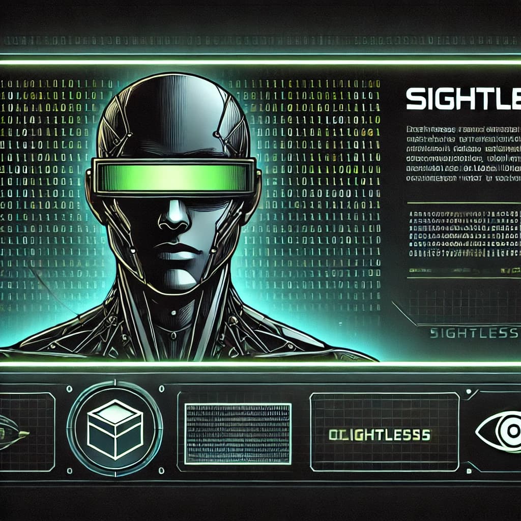 Sightless writeup banner