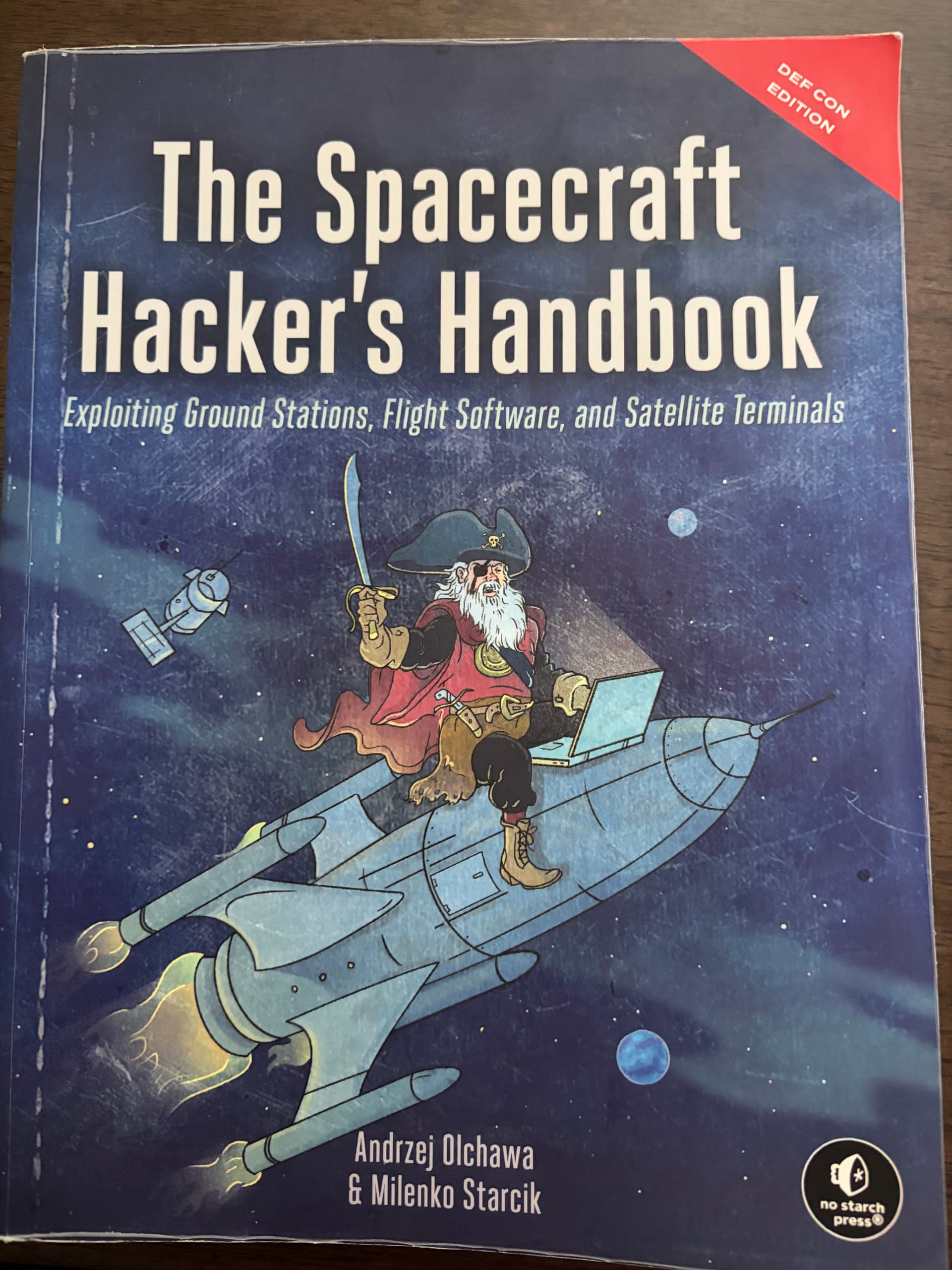 Front cover of The Spacecraft Hacker's Handbook DEF CON edition