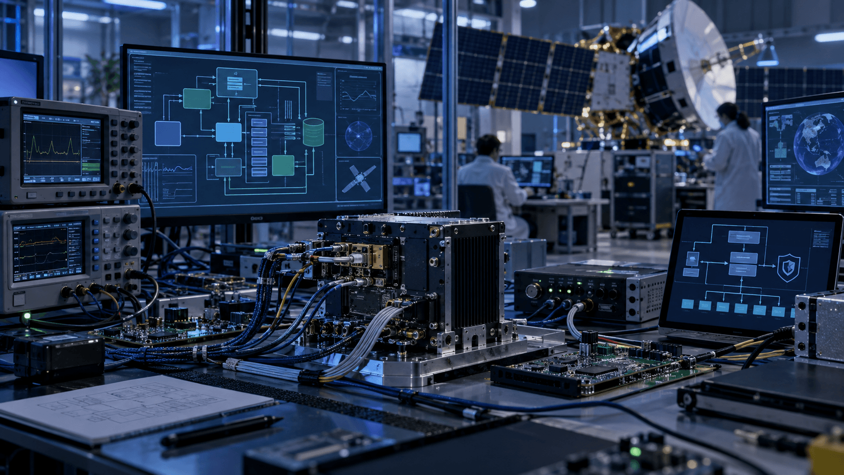 Spacecraft flight software and embedded hardware testing laboratory