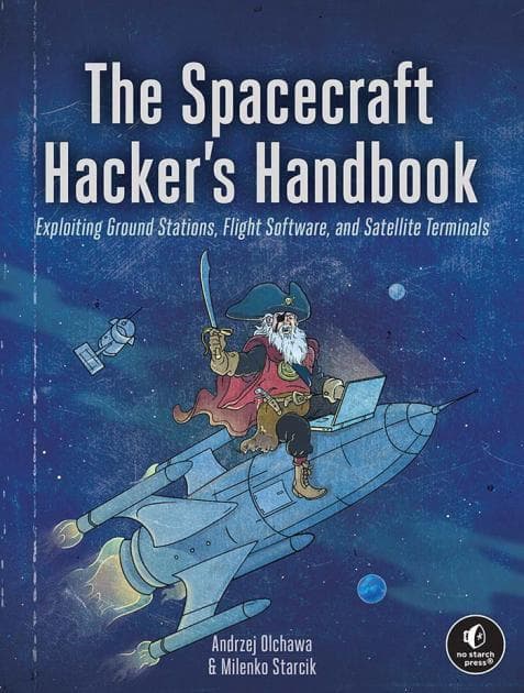 The Spacecraft Hacker's Handbook cover from No Starch Press